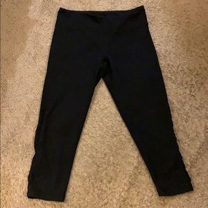 Zella cropped Black leggings SZ SMALL